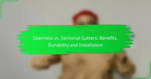 Seamless vs. Sectional Gutters: Benefits, Durability and Installation